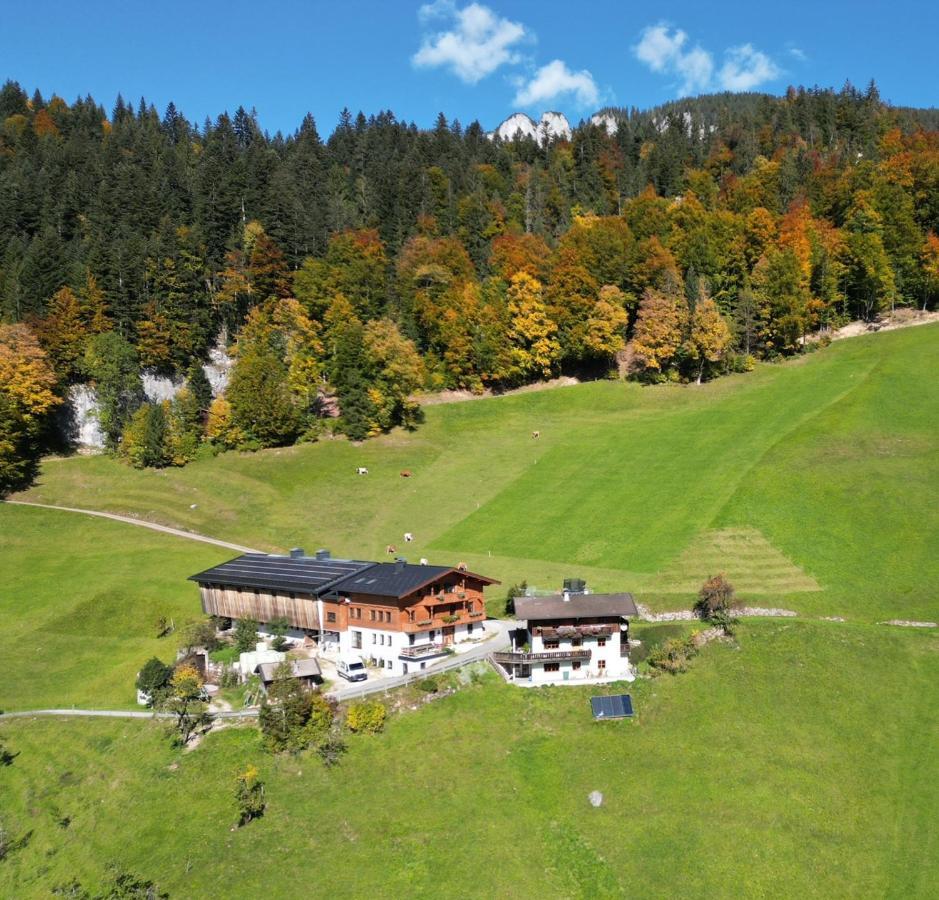 Appartement Biobauernhof Schneiderbauer à Unken Extérieur photo