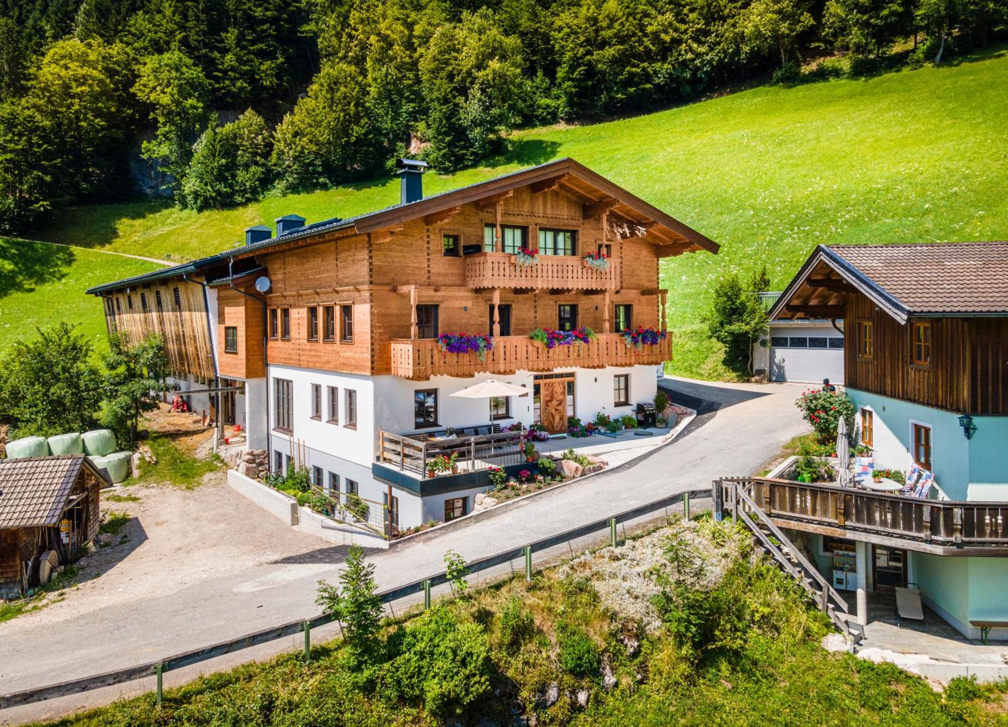 Appartement Biobauernhof Schneiderbauer à Unken Extérieur photo